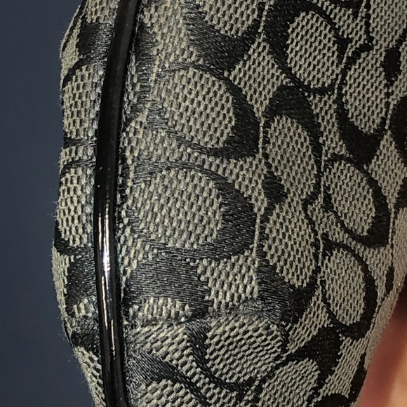 Coach Coin Purse Wallet Kisslock Vtg Jacquard - Picture 6 of 10